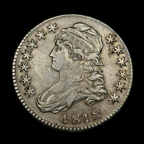 1812 Capped Bust Half Dollar Silver Coin XF