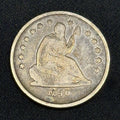1840-O Seated Liberty Silver Quarter F Fine Better Date Toned