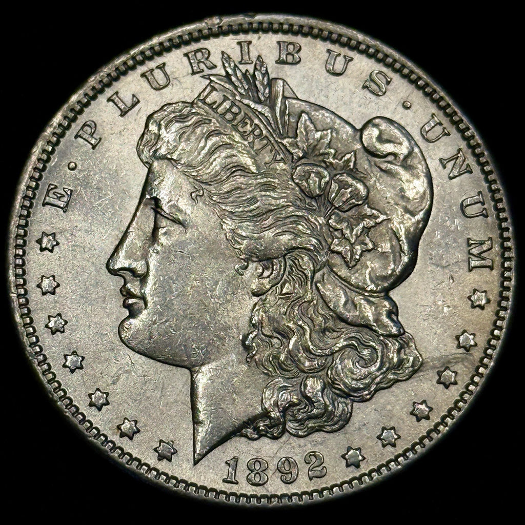 1892 Morgan Silver Dollar Raw About Uncirculated AU Better Date