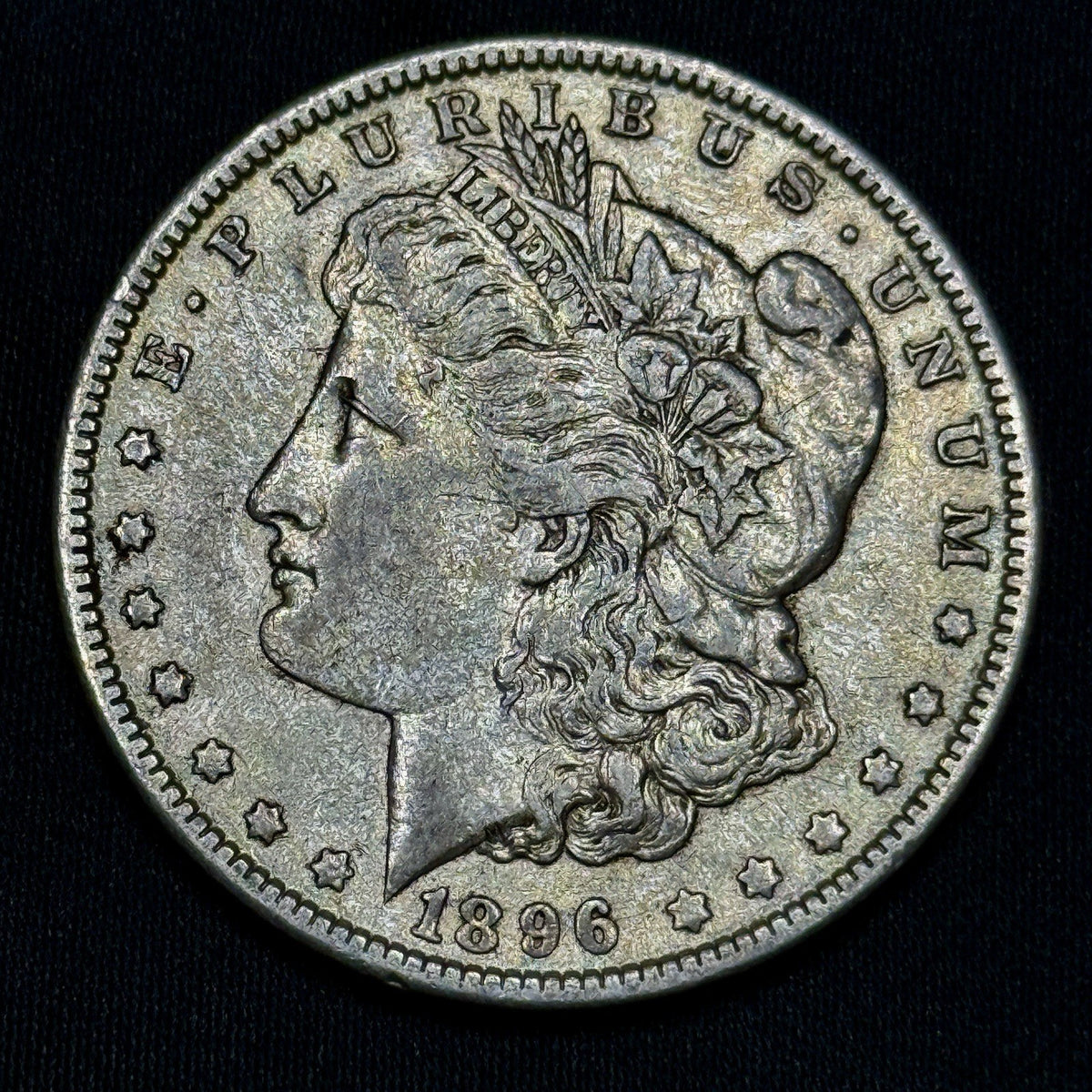 1896-O Morgan Silver Dollar Raw XF Attractive Orginal