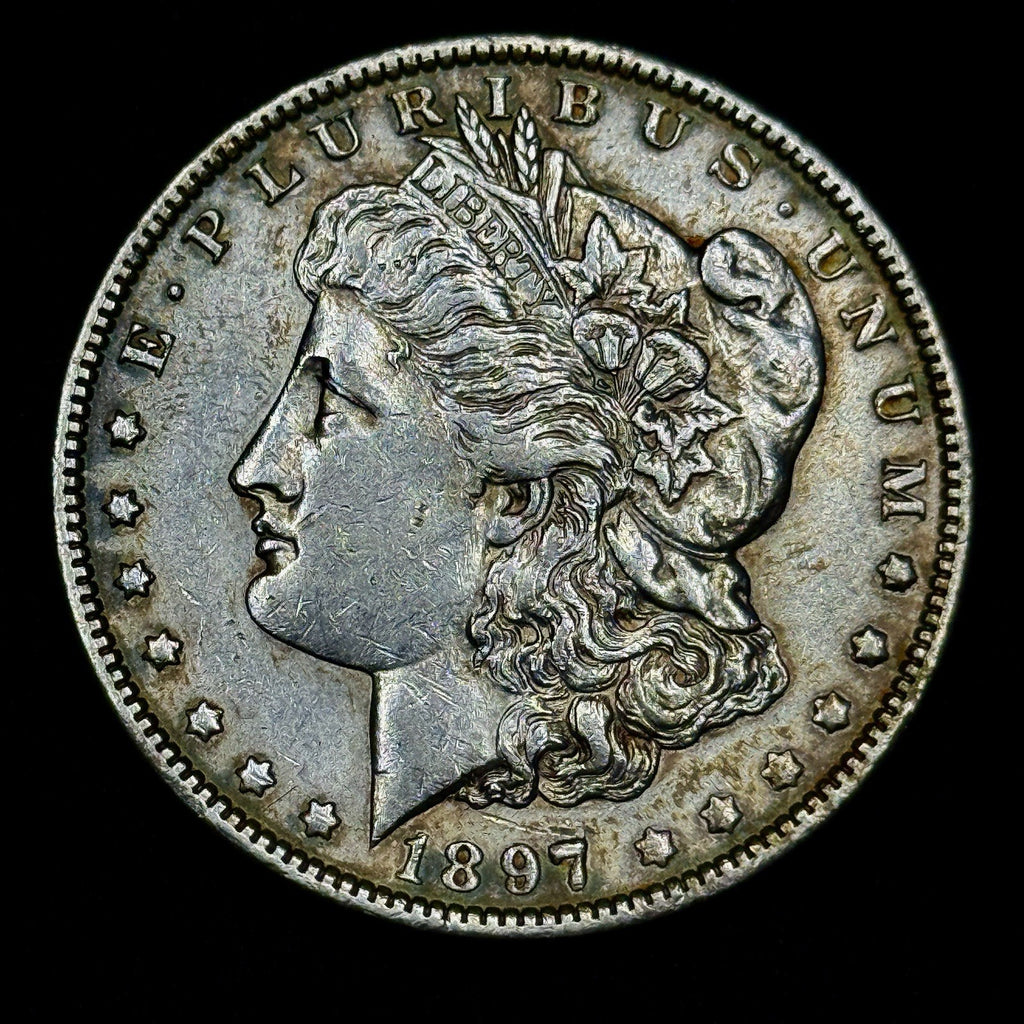1897-O Morgan Silver Dollar Raw AU Better Date