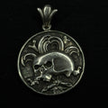 Darren Simonian Sterling Silver Pendant Port Royal Tombstone Skull 925