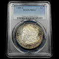 1889-S Morgan Silver Dollar PCGS MS-62 Gem Luster Nicely Toned