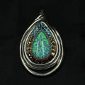 Orit Schatzman Israel Designer Signed  Sterling Statement Pendant