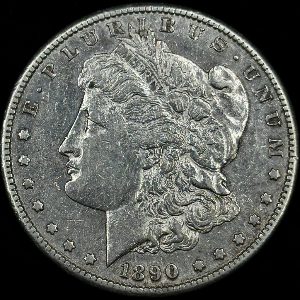 1890-S Morgan Silver Dollar Raw Cleaned