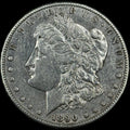 1890-S Morgan Silver Dollar Raw Cleaned