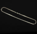 Estate Sterling Silver Bismarck Chino Necklace Chain Vintage 925 16.7 Grams 17IN