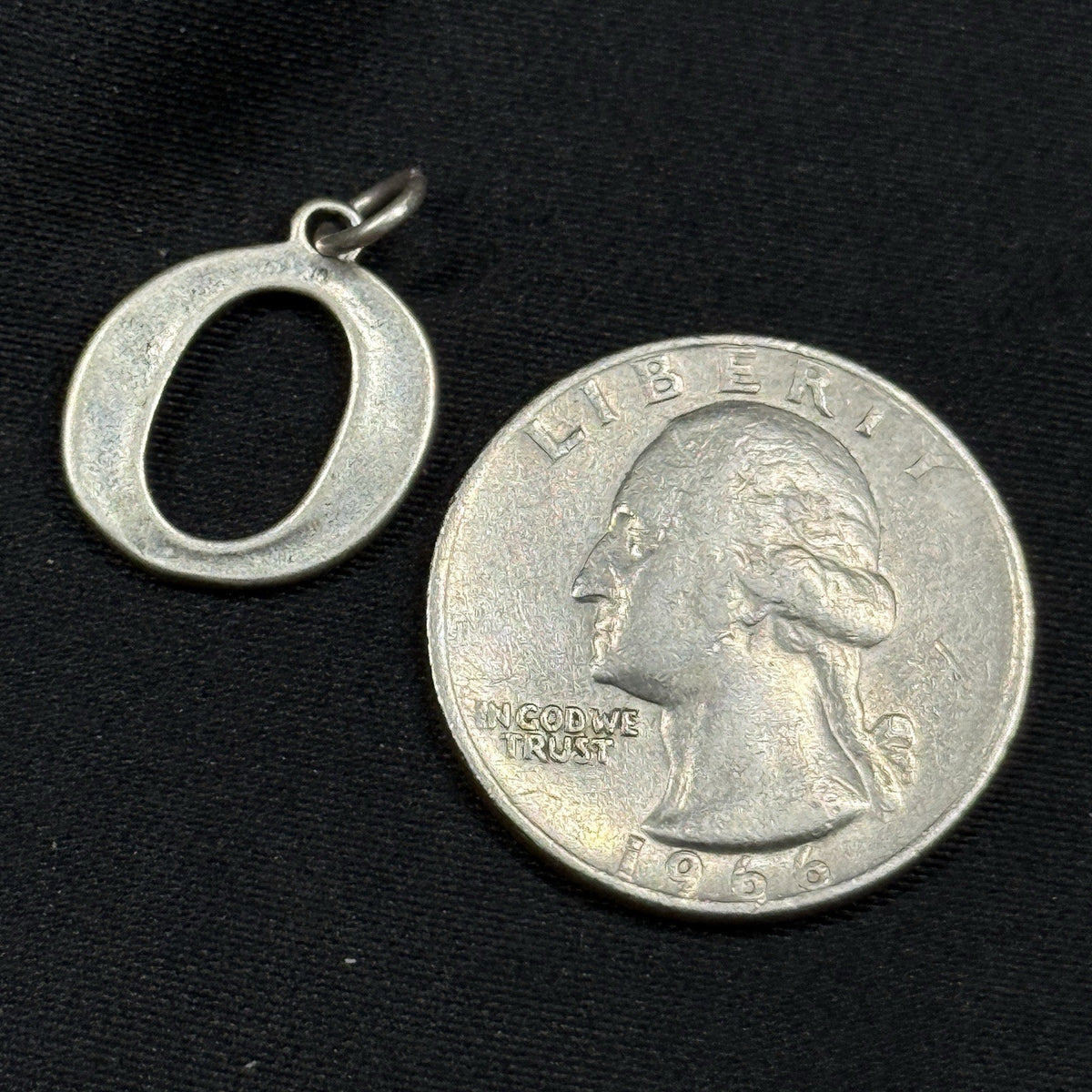Estate Sterling Silver Sundancer Jewelry Co Letter O 925 Charm Pendant