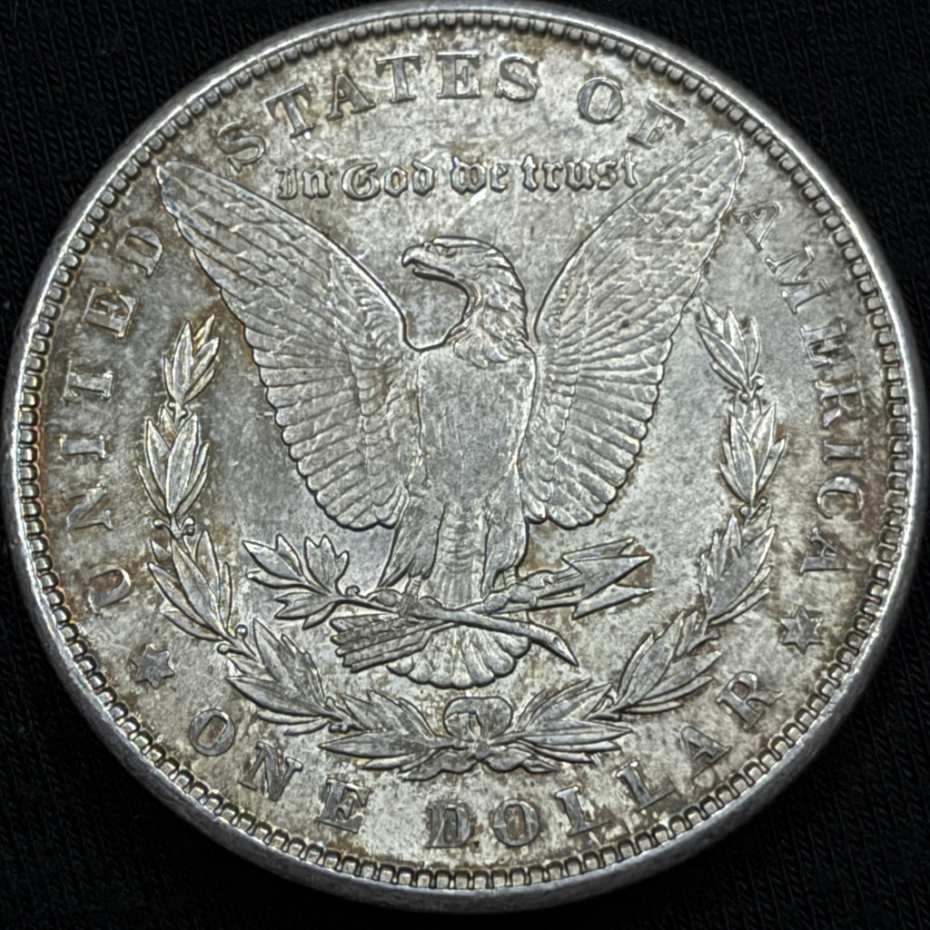 1900 Morgan Silver Dollar Raw About Uncirculated Slider Nice Original Toned