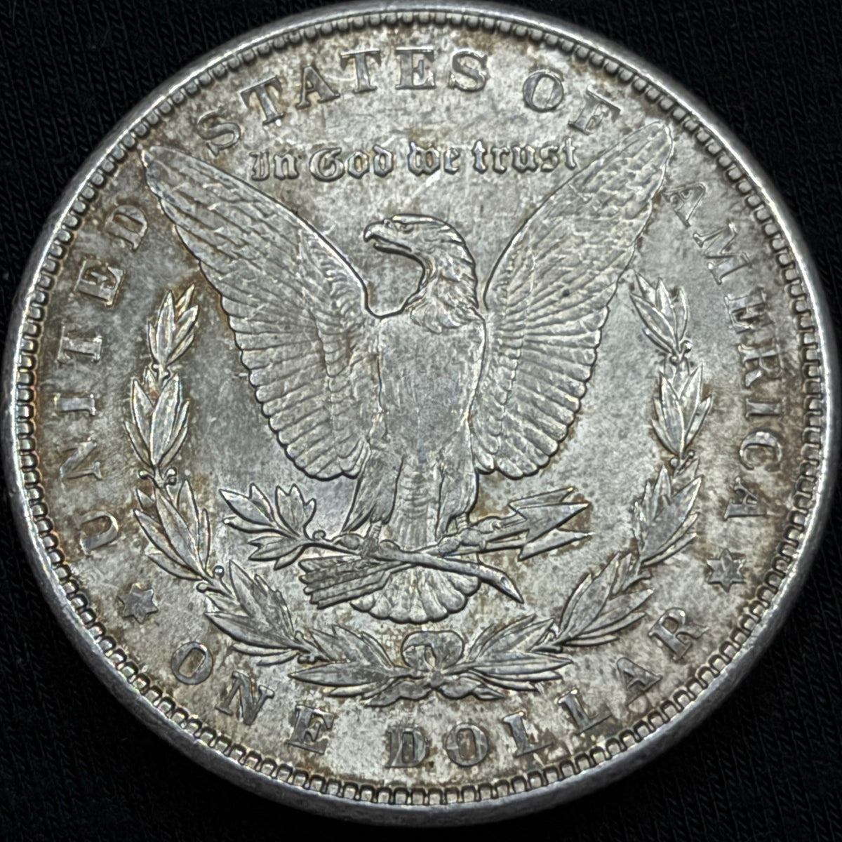 1900 Morgan Silver Dollar Raw About Uncirculated Slider Nice Original Toned