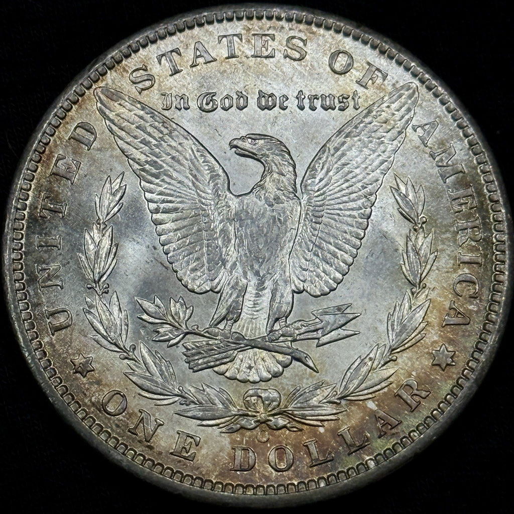 1898-O Morgan Silver Dollar Raw Uncirculated UNC BU Nice Original Toned
