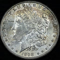 1898-O Morgan Silver Dollar Raw Uncirculated UNC BU Nice Original Toned