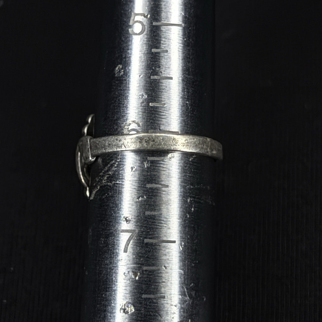 Native Bell Trading Post Turquoise Sterling Silver Ring Size 6 925