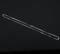 Estate Sterling Silver Box Link Necklace Chain Vintage 925 6.8 Grams 19IN