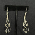 Native Estate Sterling Silver Earrings Swouthwest Liquid Basket Weave 925