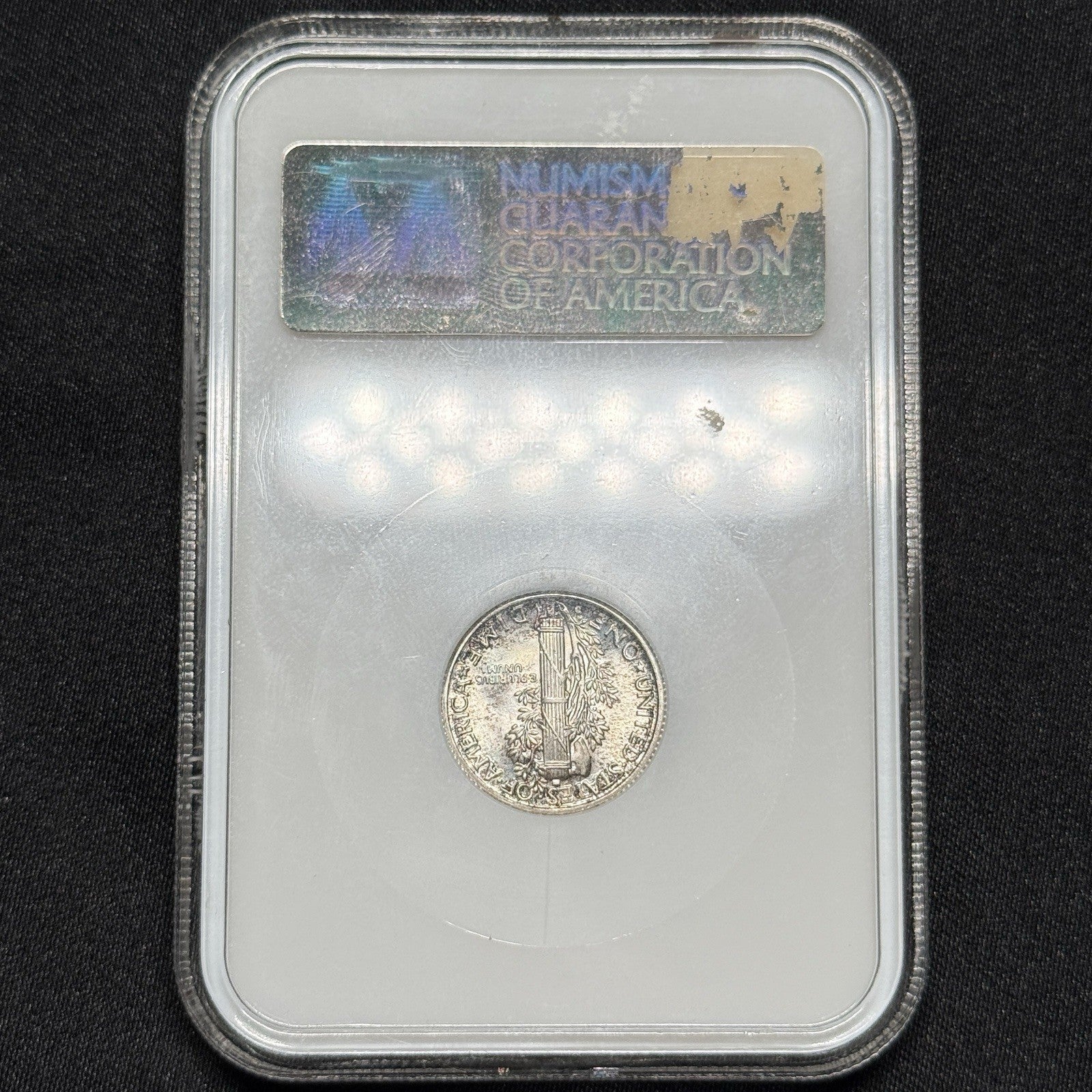 1940-D Mercury Dime NGC MS67 Toned Old Fatty Holder BU Silver Coin