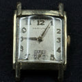Vintage GF Hamilton 14k Gold Filled Tank Running Watch For Parts Repair 980