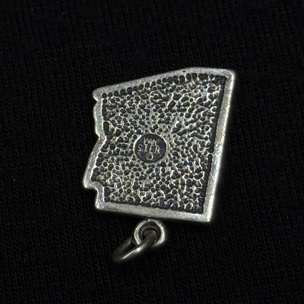 Vintage Sterling Silver Arizona Souvenir State Charm Pendant  925