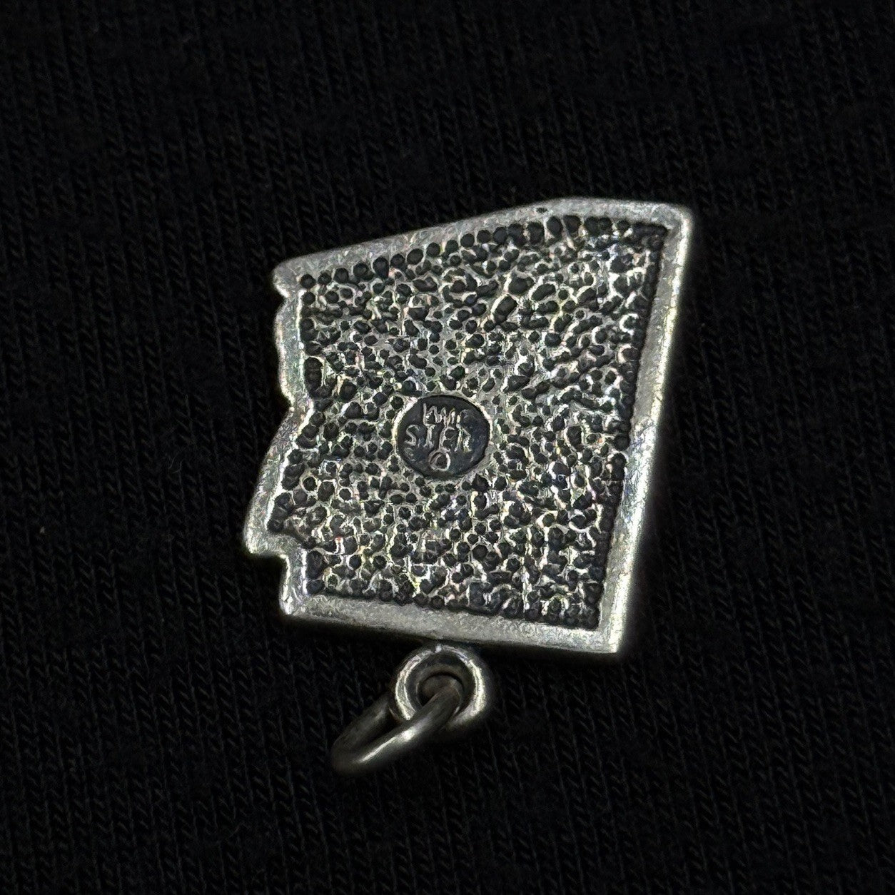 Vintage Sterling Silver Arizona Souvenir State Charm Pendant  925