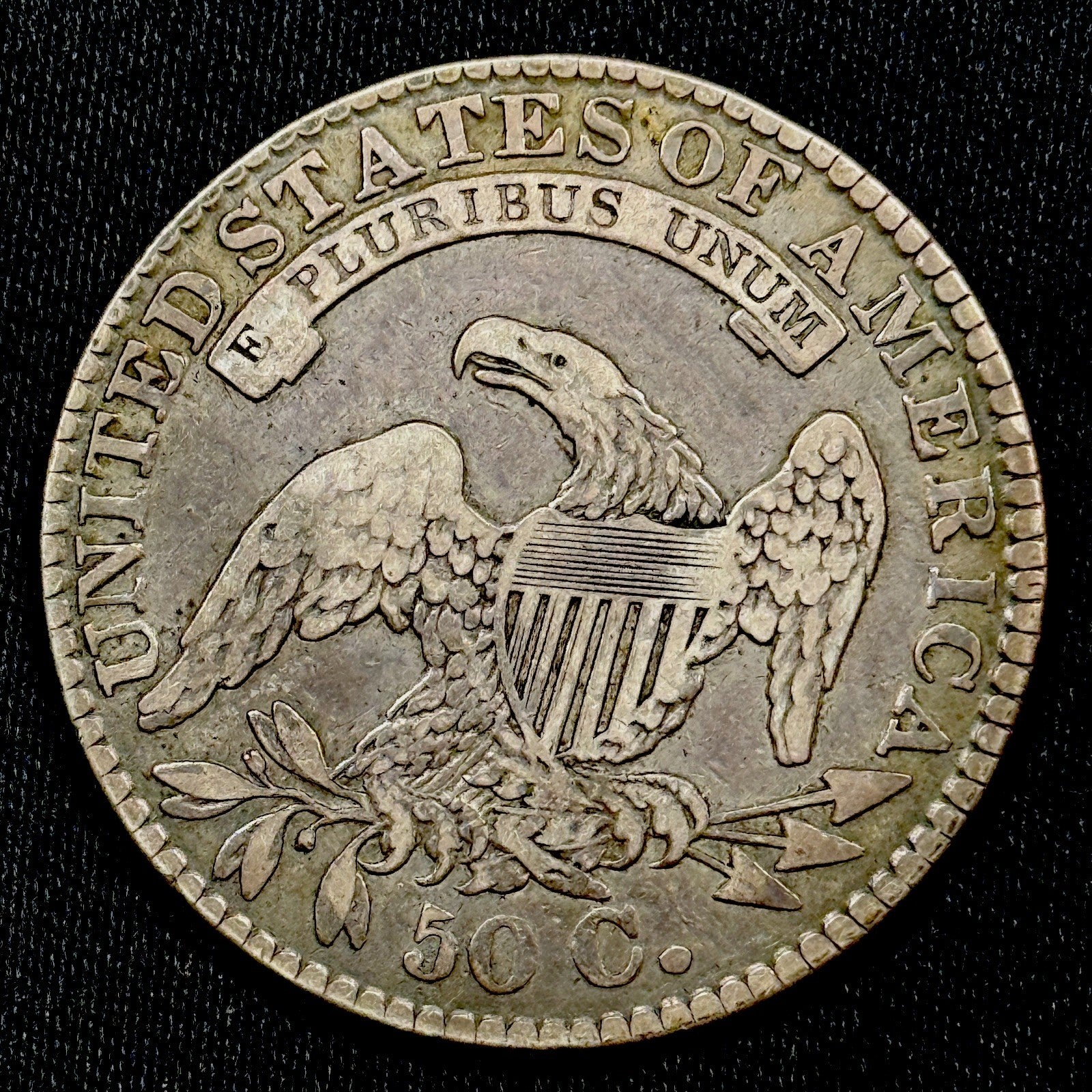 1832 Capped Bust Half Dollar VF Nice Original Silver Coin Bust Type