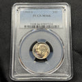 1954-S Roosevelt Dime PCGS MS66 Monster Toned Reverse Gem BU Silver