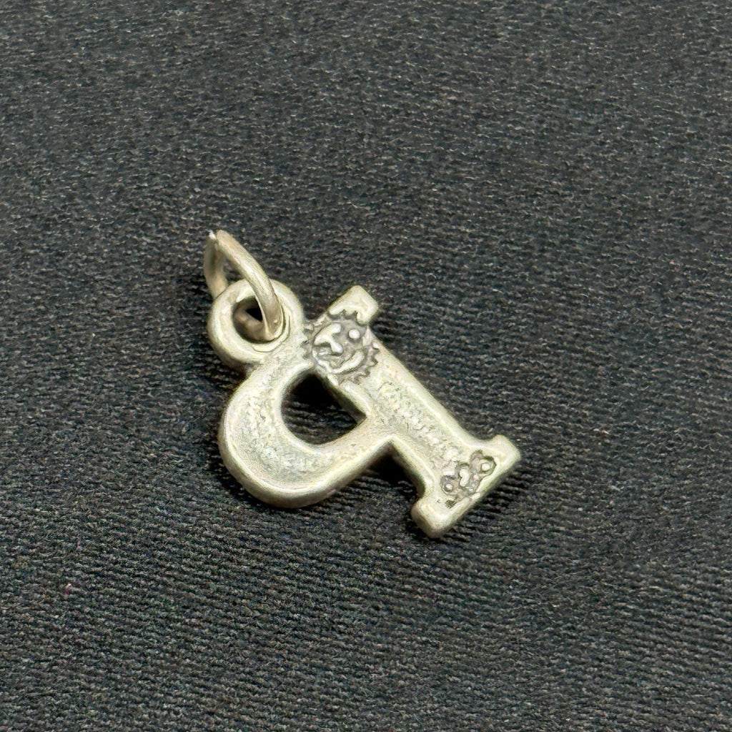 Estate Sterling Silver Sundancer Jewelry Co Letter P 925 Charm Pendant