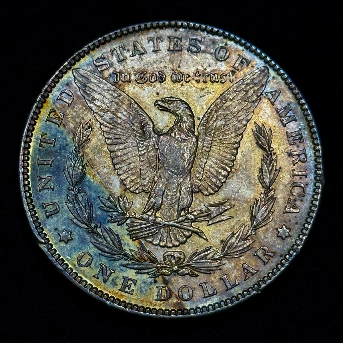 1896 Morgan Silver Dollar Raw Uncirculated Attractive Tone