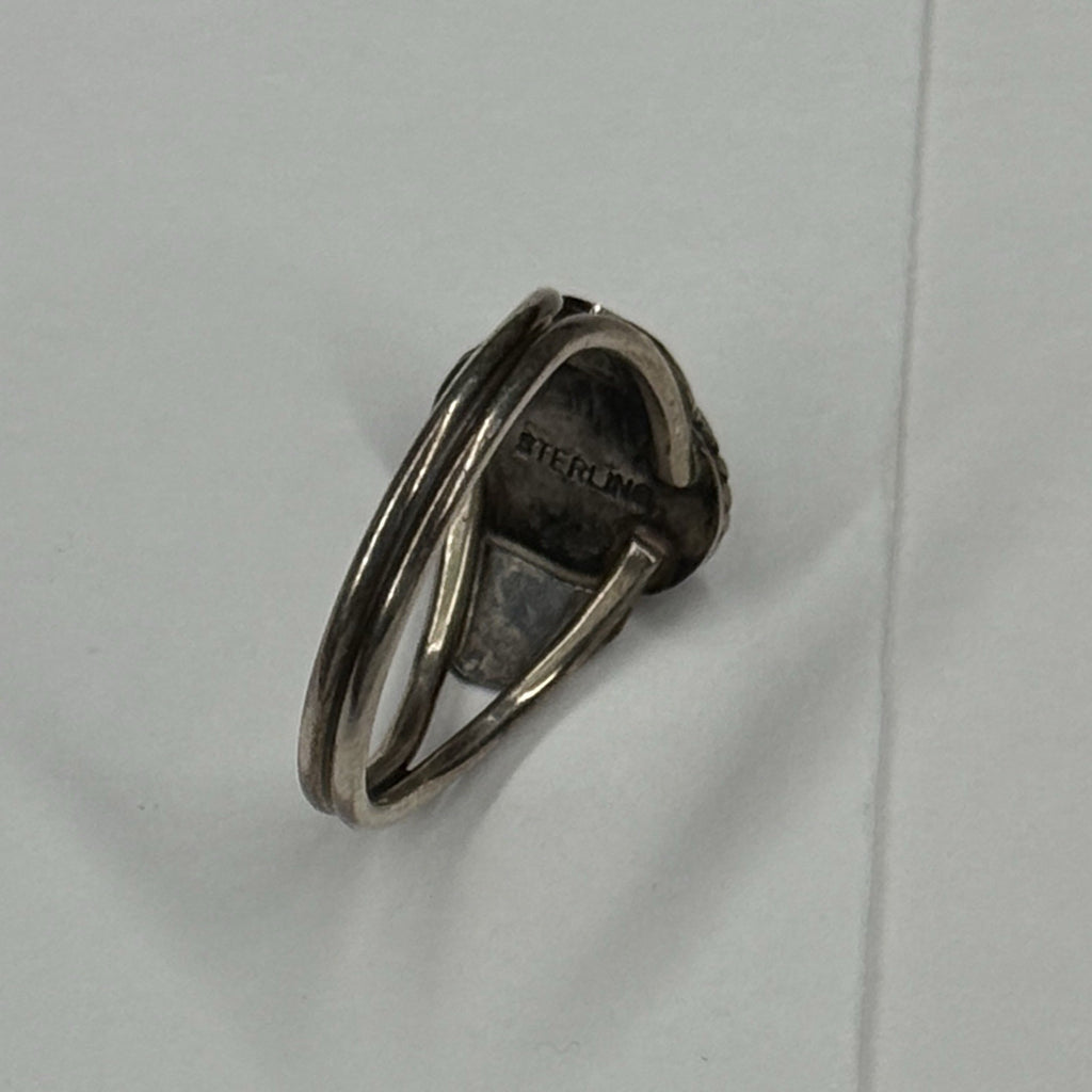 Native American Style Sterling Silver Ring Opal 925 Size 6 Unsigned