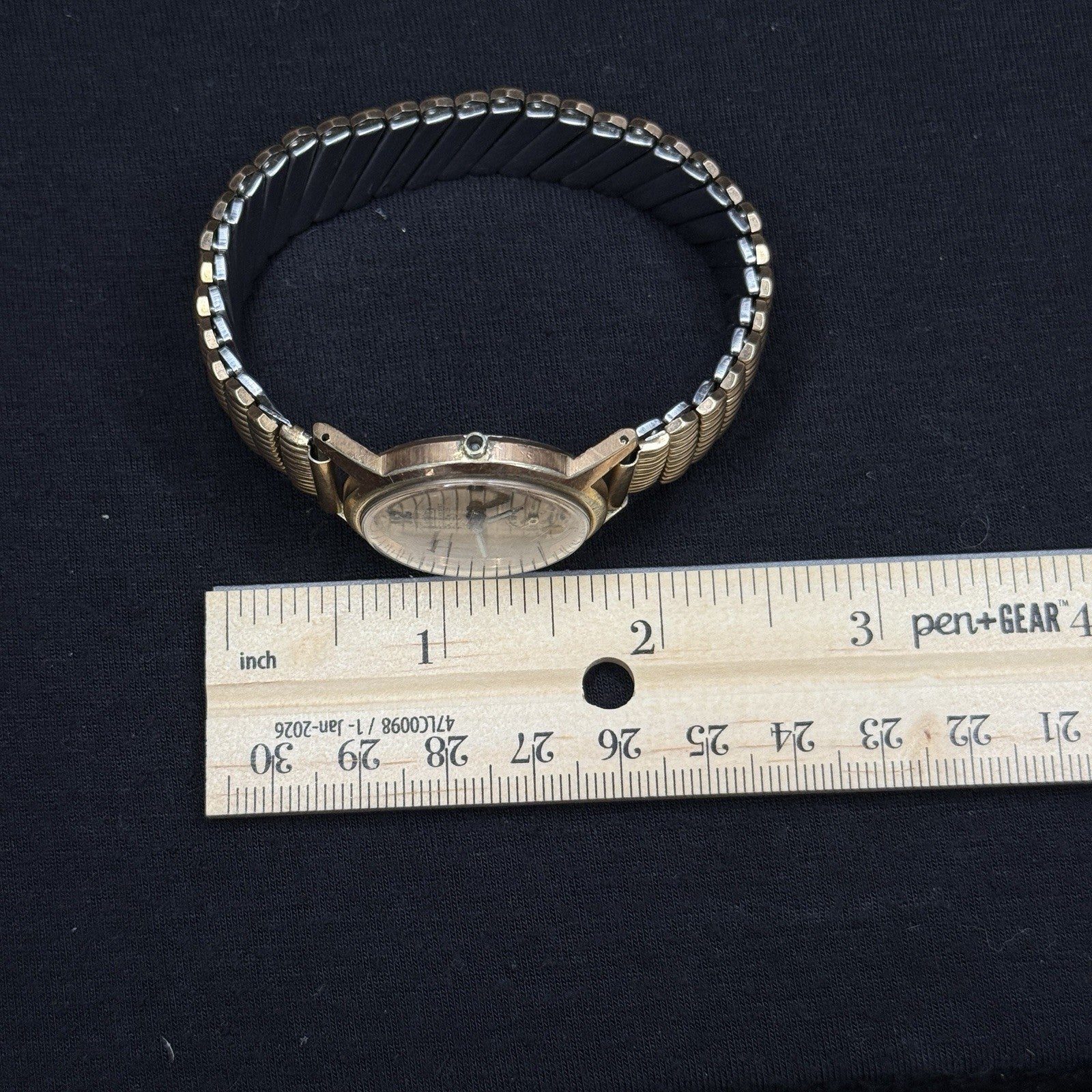Vintage GF Roamer Brevete Military Watch 17j Gold Filled Wrist Watch For Parts