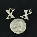 Estate Sterling Silver Sundancer Jewelry Co Letter X 925 Charm Pendant (1)