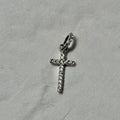 Sterling Silver Small Cross Pendant Signed IBB CN 925