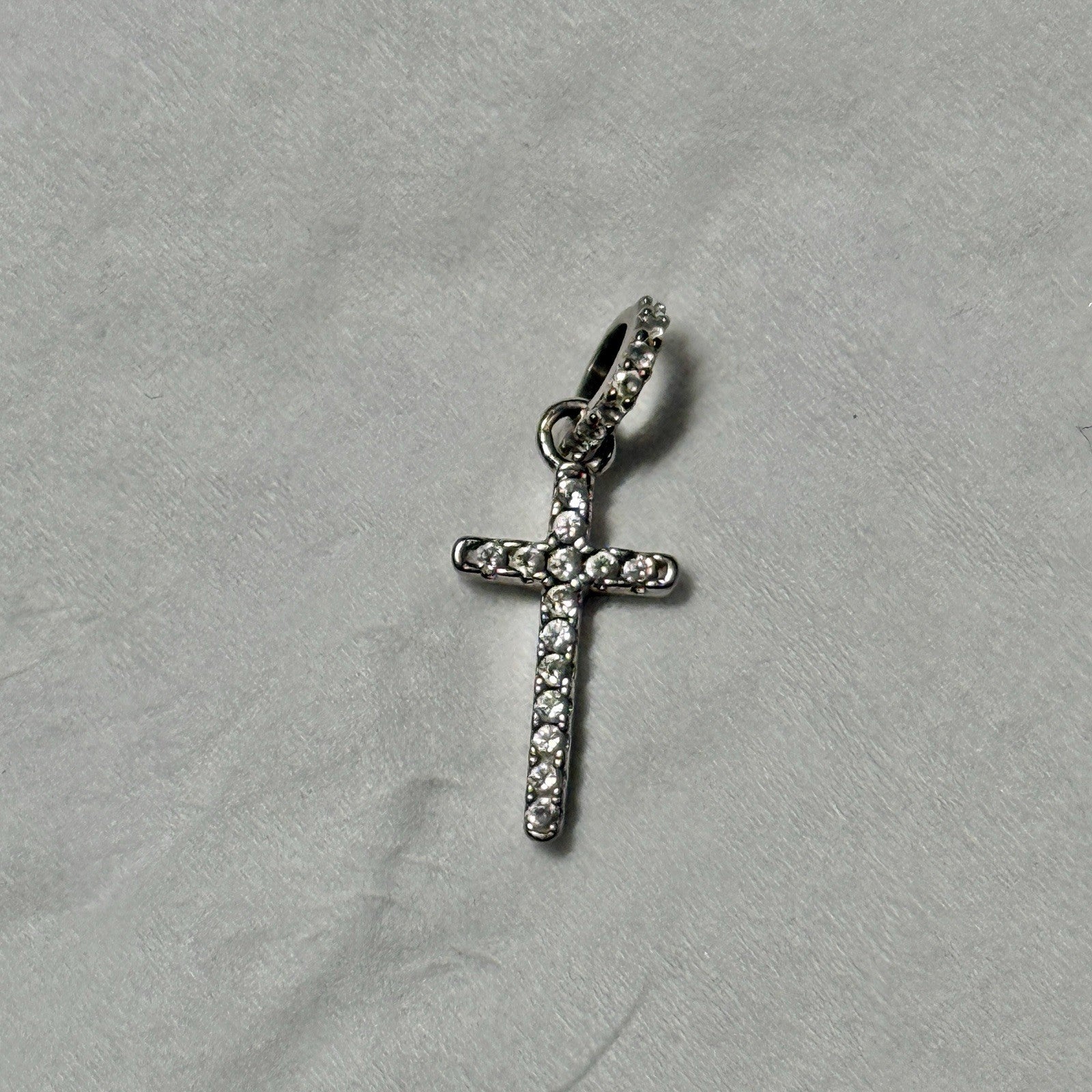 Sterling Silver Small Cross Pendant Signed IBB CN 925