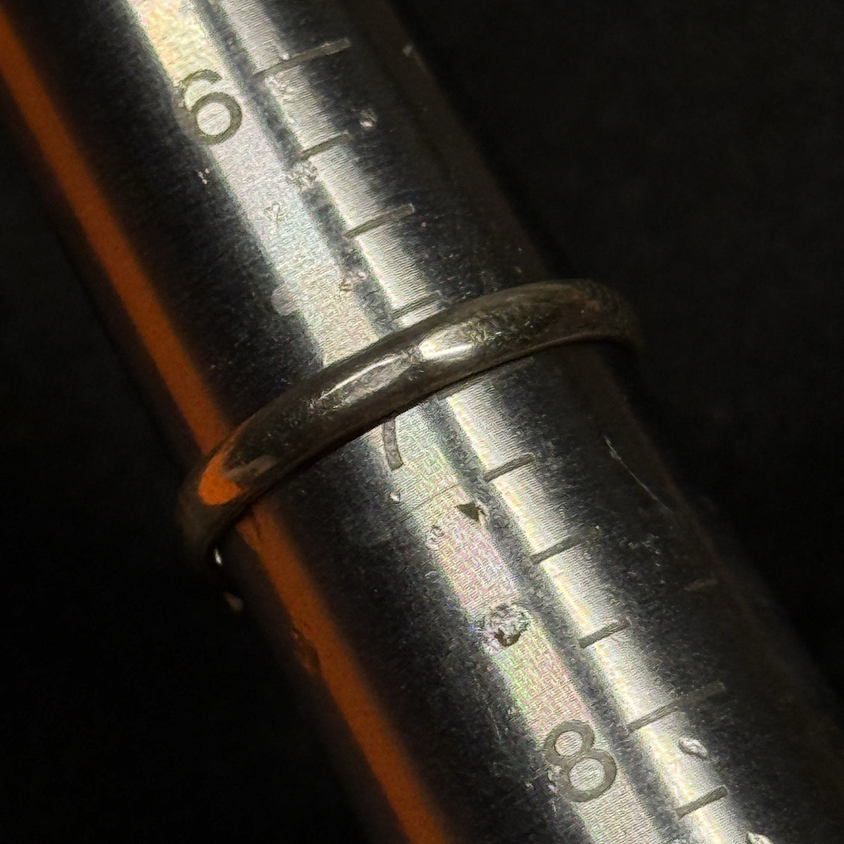 Native American Sterling Silver Ring Pink Fire Opal Signed AB Navajo Size 7