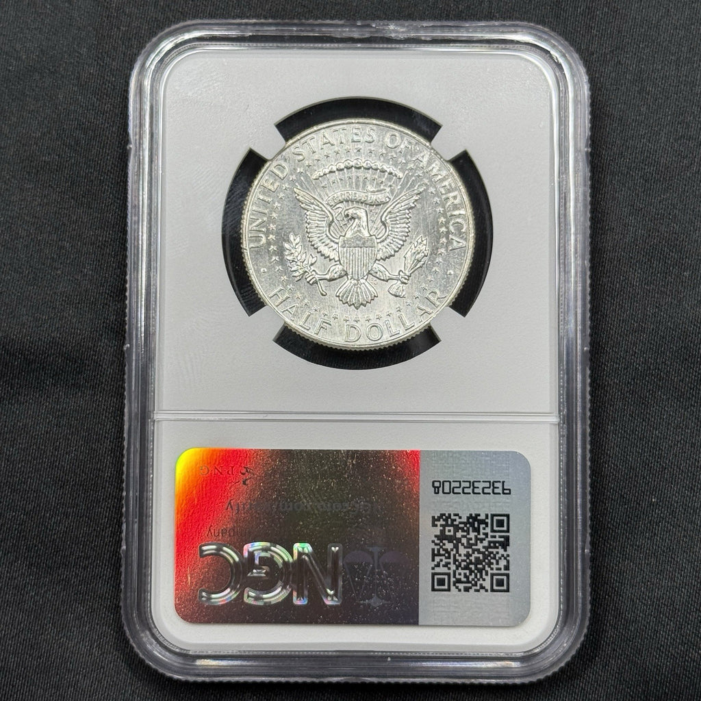 1964 Kennedy Half Dollar NGC MS65 Semi Prooflike Mirror Fields Gem BU