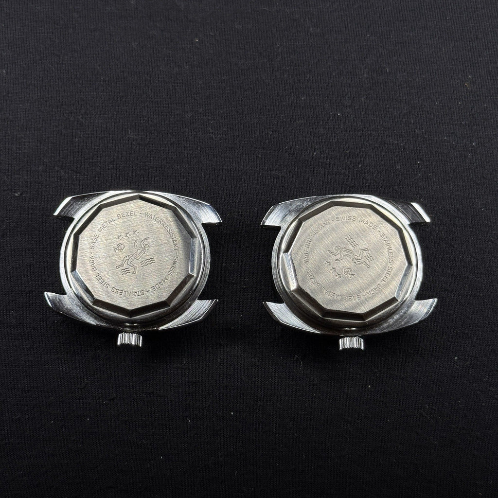 Two Vintage Advance Skin Diver Watches ATM KIF New Old Stock