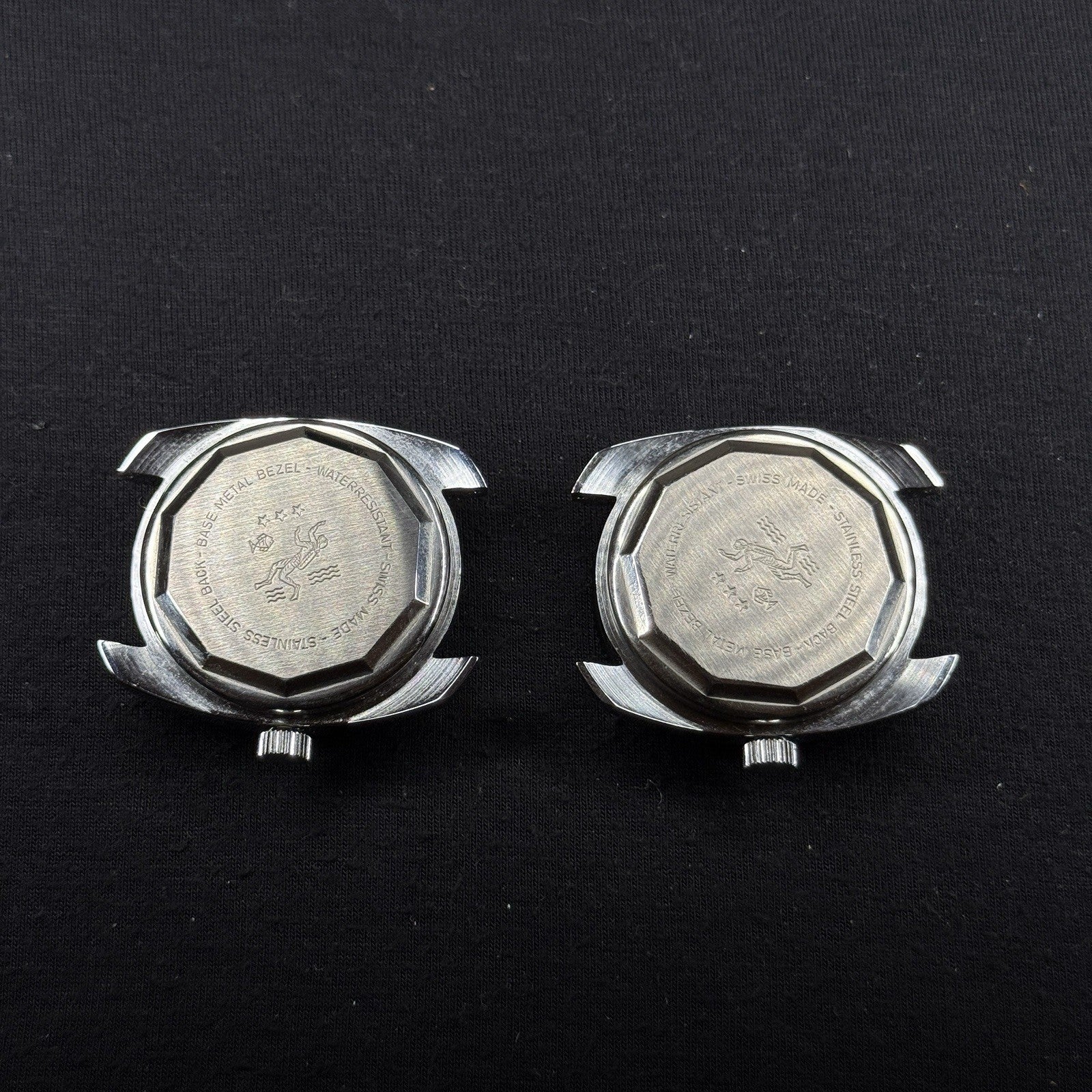 Two Vintage Advance Skin Diver Watches ATM KIF New Old Stock
