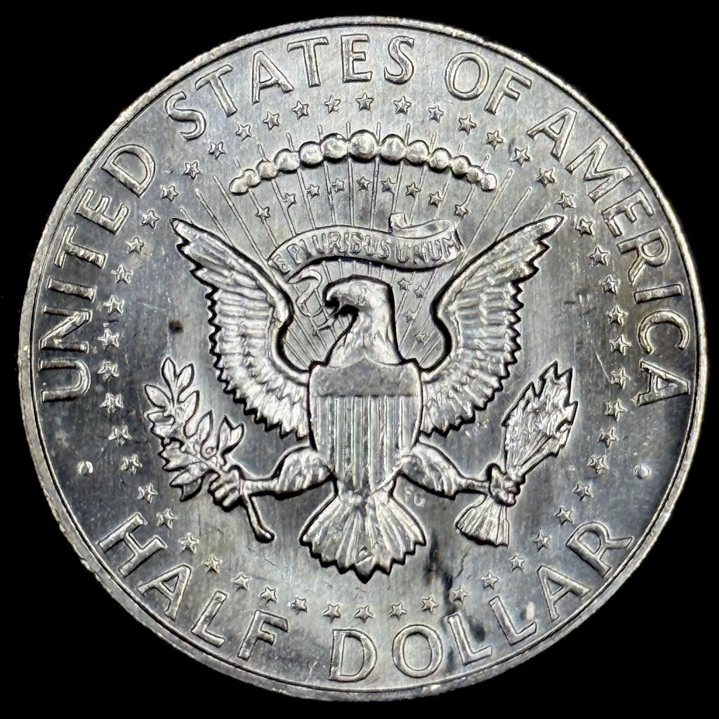 1968-D Kennedy Half Dollar Silver Uncirculated Gem Deep Proof Like Obverse