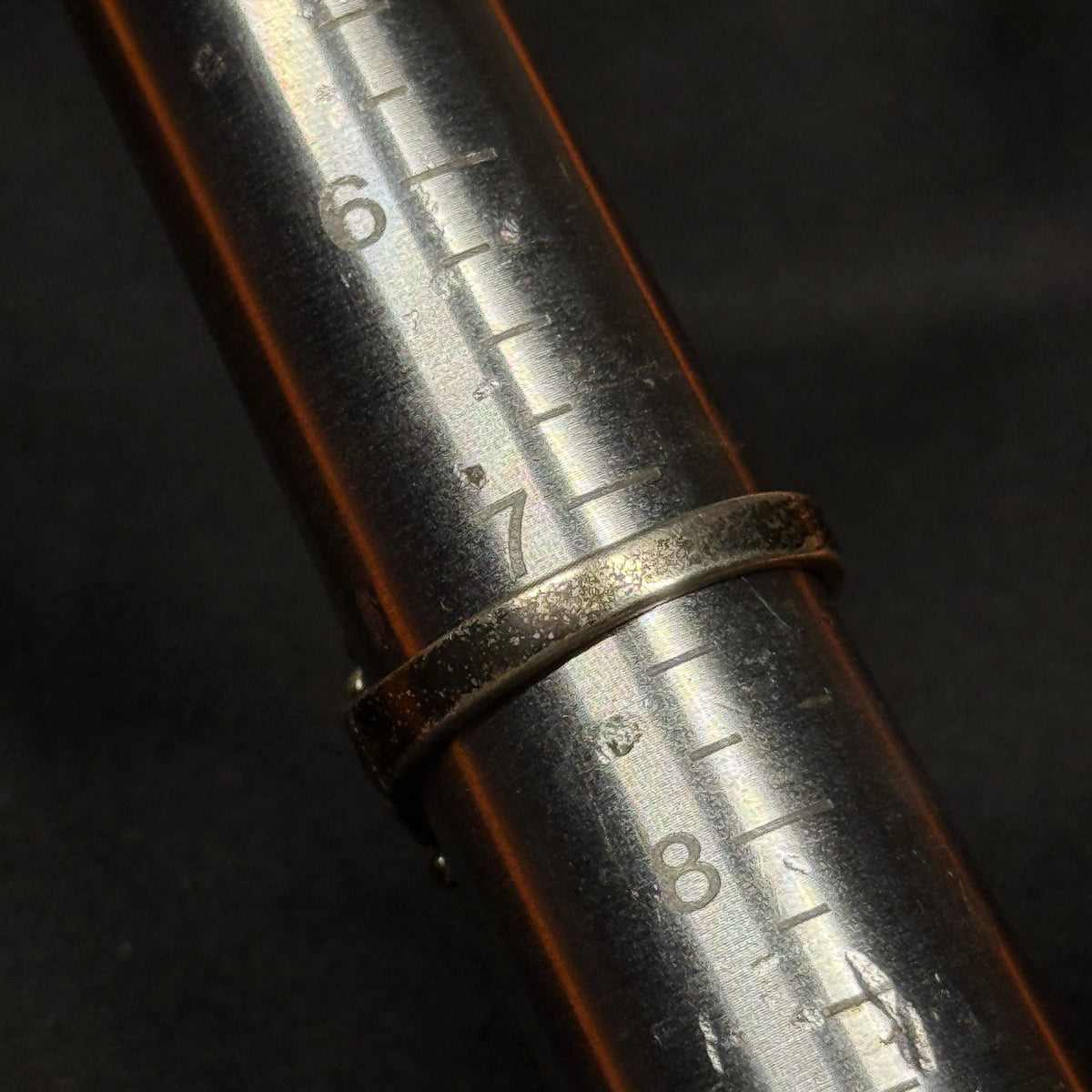 Native American Sterling Silver Ring Turquoise Signed WM Wheeler Sz 7.25