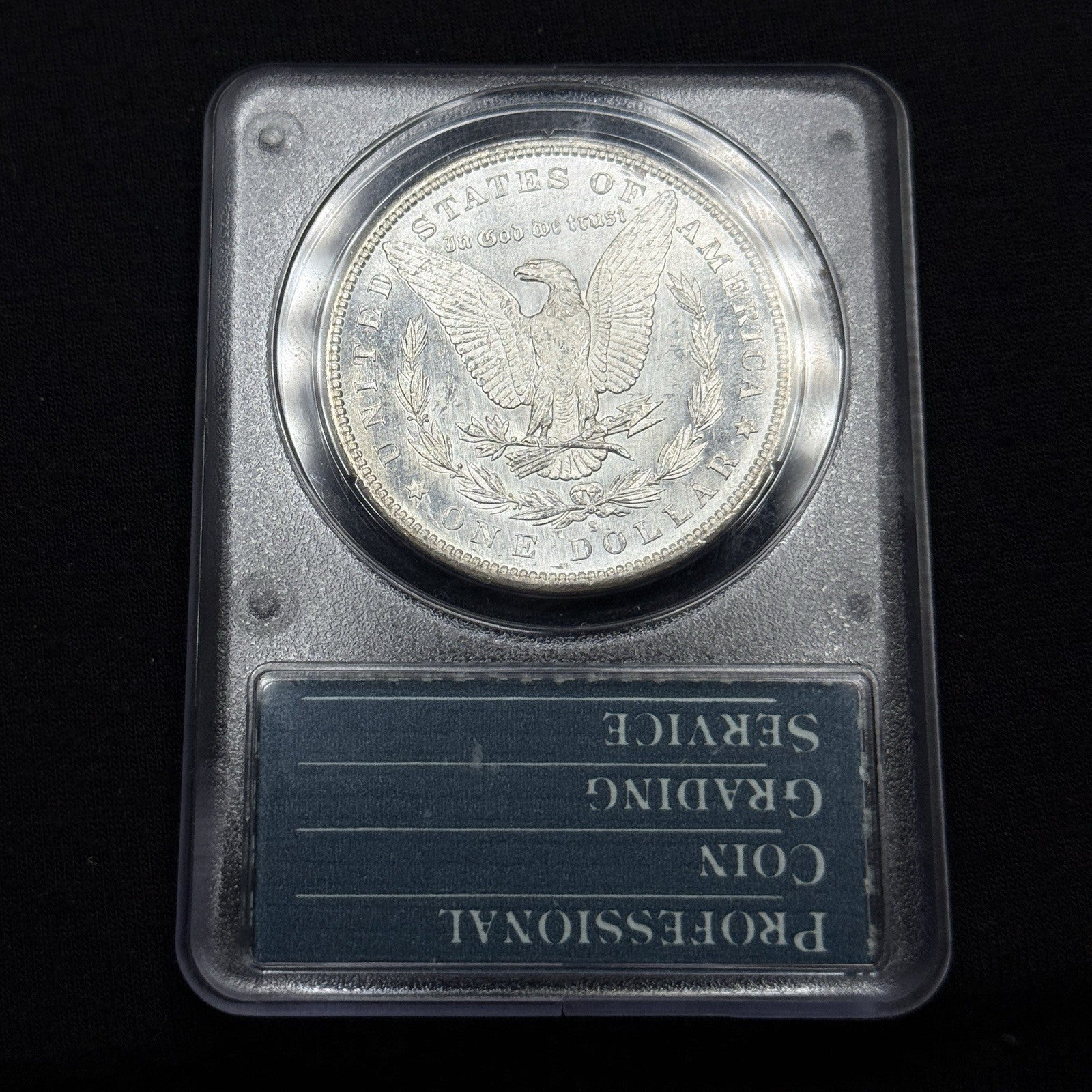 1880-S Morgan Silver Dollar PCGS MS64 CAC Rattler Prooflike Old Green Holder