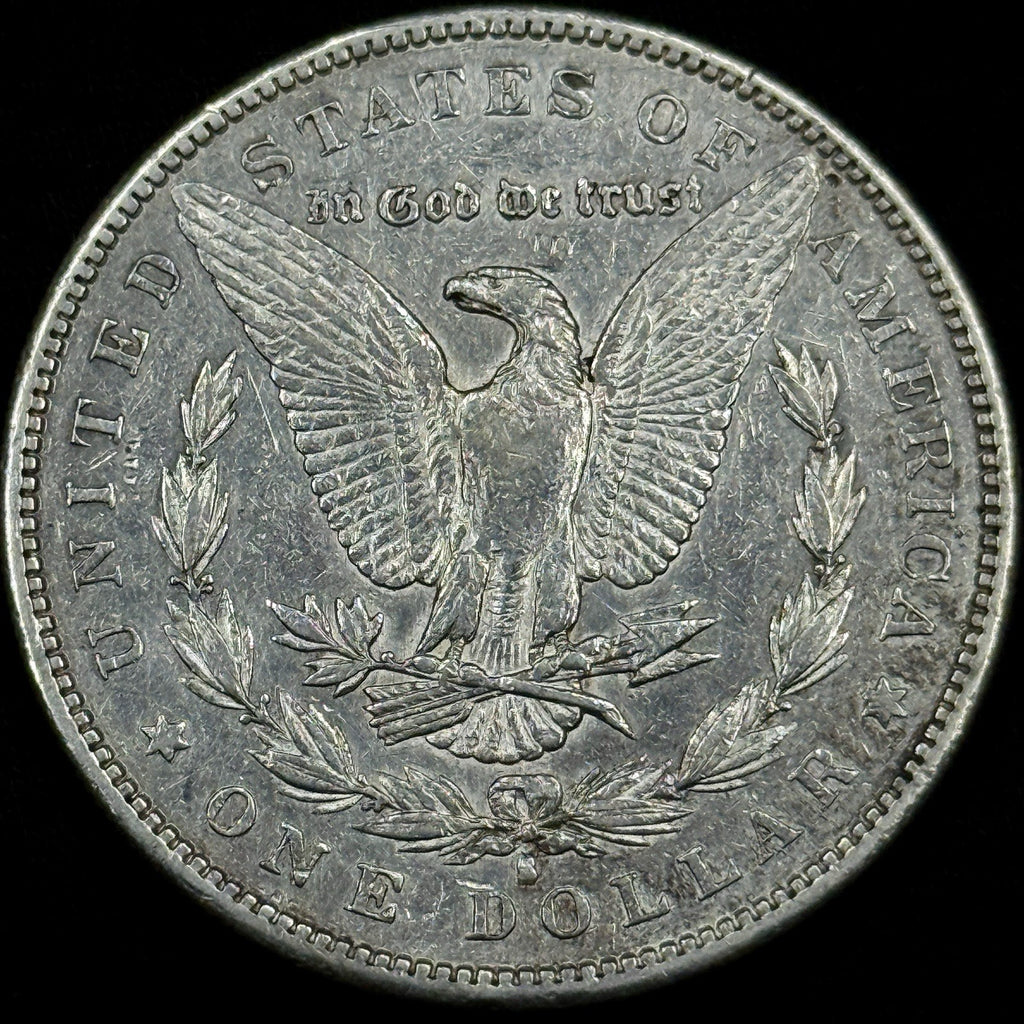 1890-S Morgan Silver Dollar Raw Cleaned