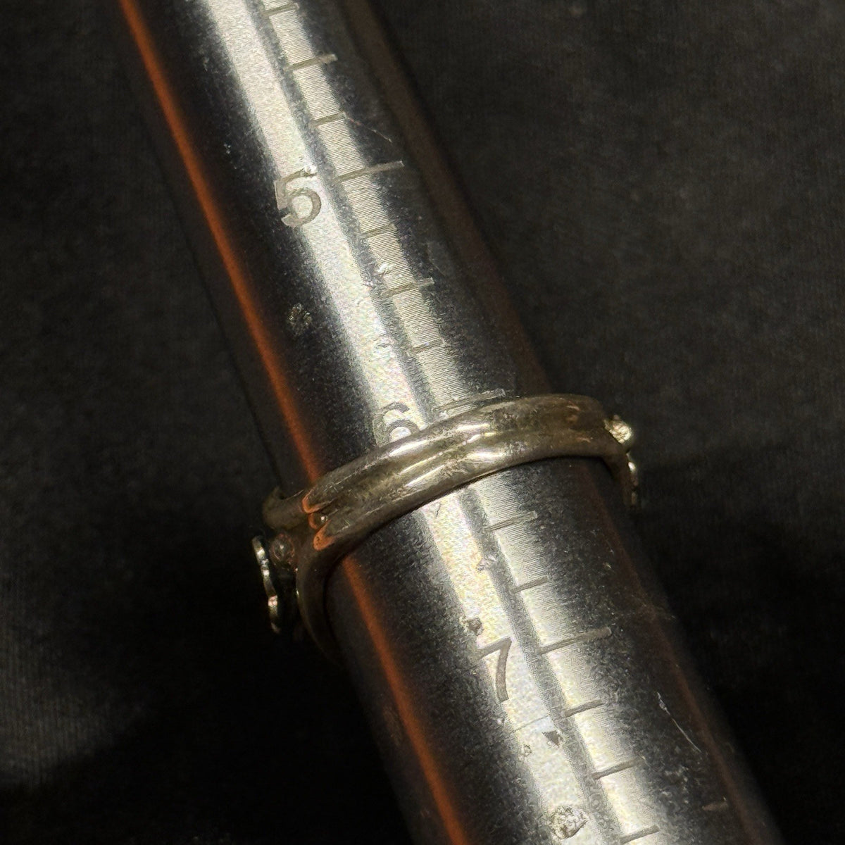 Native American Sterling Silver Ring Pink Fire Opal Signed Nila Johnson Sz 6