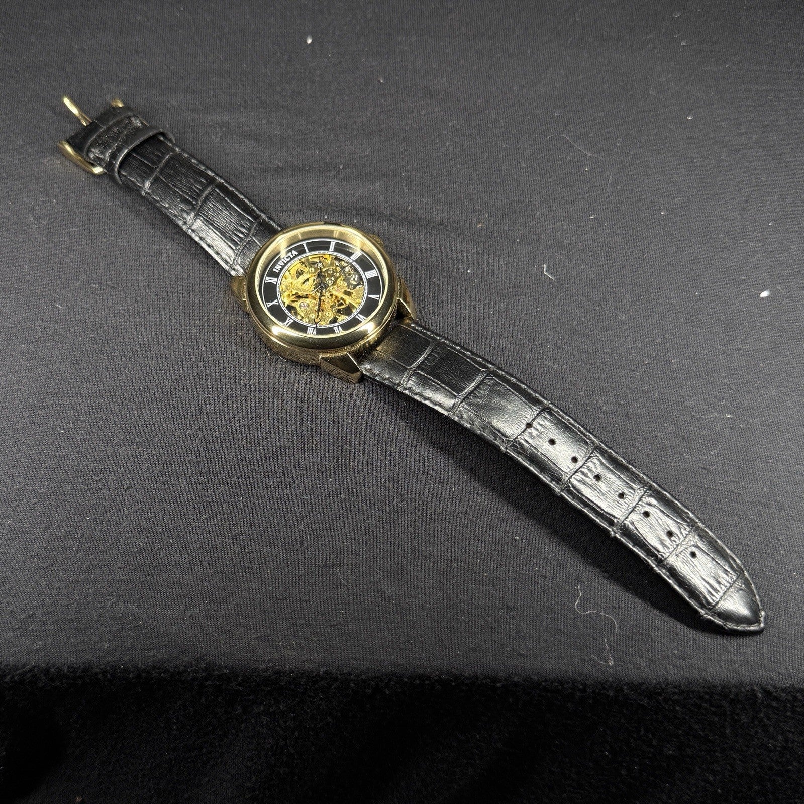 Invicta Specialty 28811 42mm Mechanical Skeleton Dial Watch