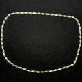 Estate Sterling Silver Turkish Link Chain Necklace 26.4g 25IN