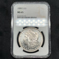1880-S Morgan Silver Dollar NGC MS65 Super Flashy Semi Proof like
