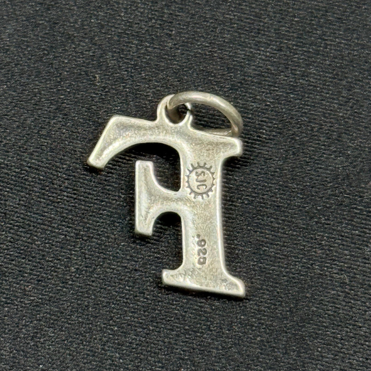 Estate Sterling Silver Sundancer Jewelry Co Letter F 925 Charm Pendant