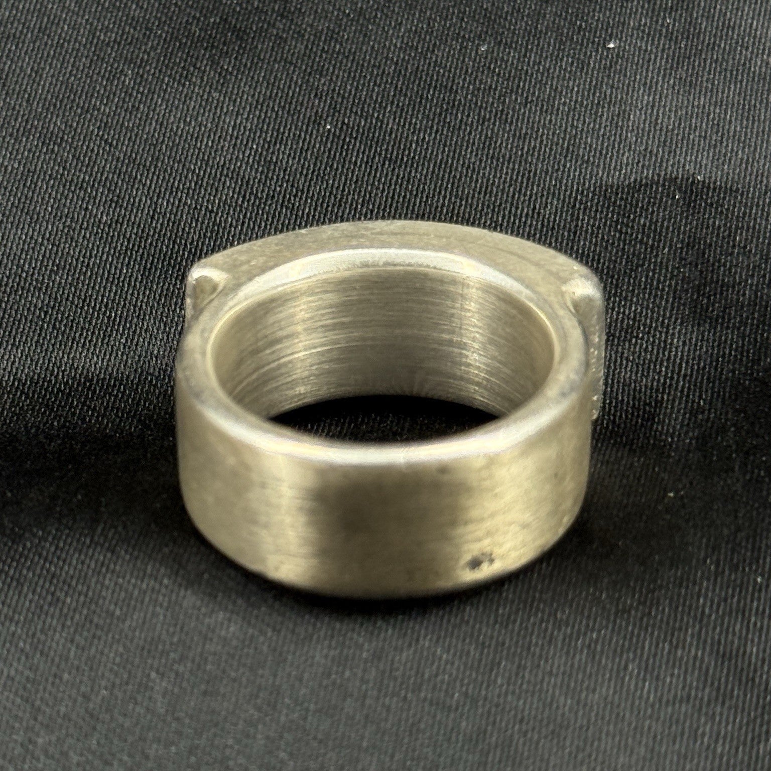 Estate Sterling Silver Ring Japanese Thick Heavy Band Size 8 22.4g 925