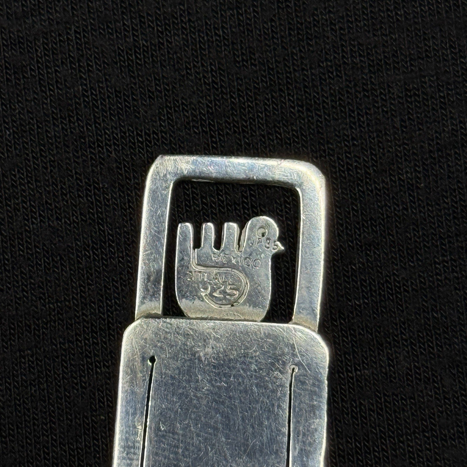 Estate Sterling Silver Bookmark Bird Cutout Mexico 925