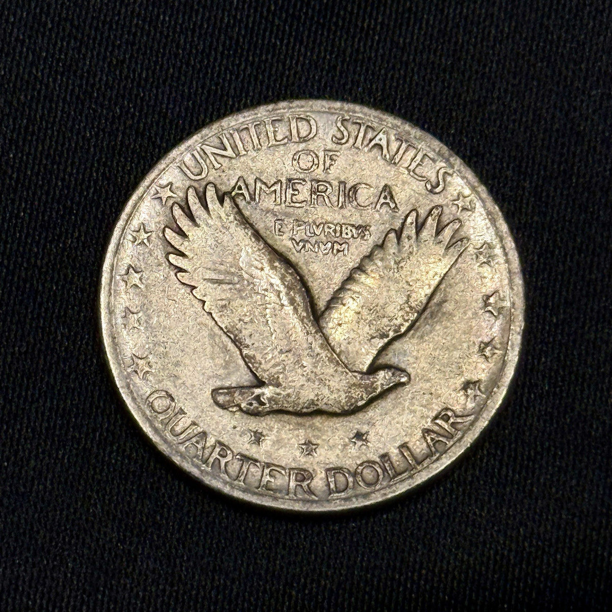 1927-S Standing Liberty Silver Quarter F Fine Key Date