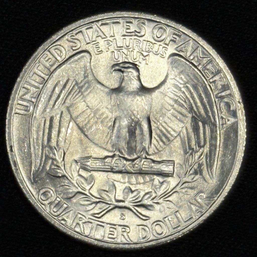 1946-S Washington Silver Quarter Brilliant Uncirculated 25c