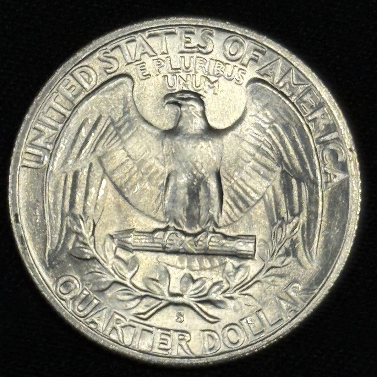 1946-S Washington Silver Quarter Brilliant Uncirculated 25c